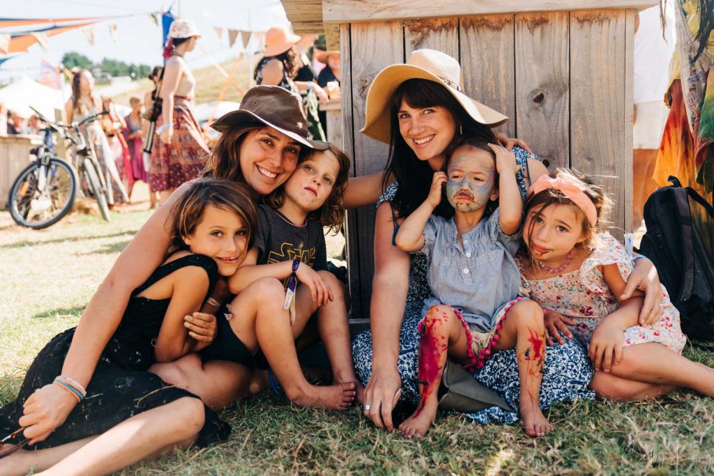 Families At A Festival In New Zealand